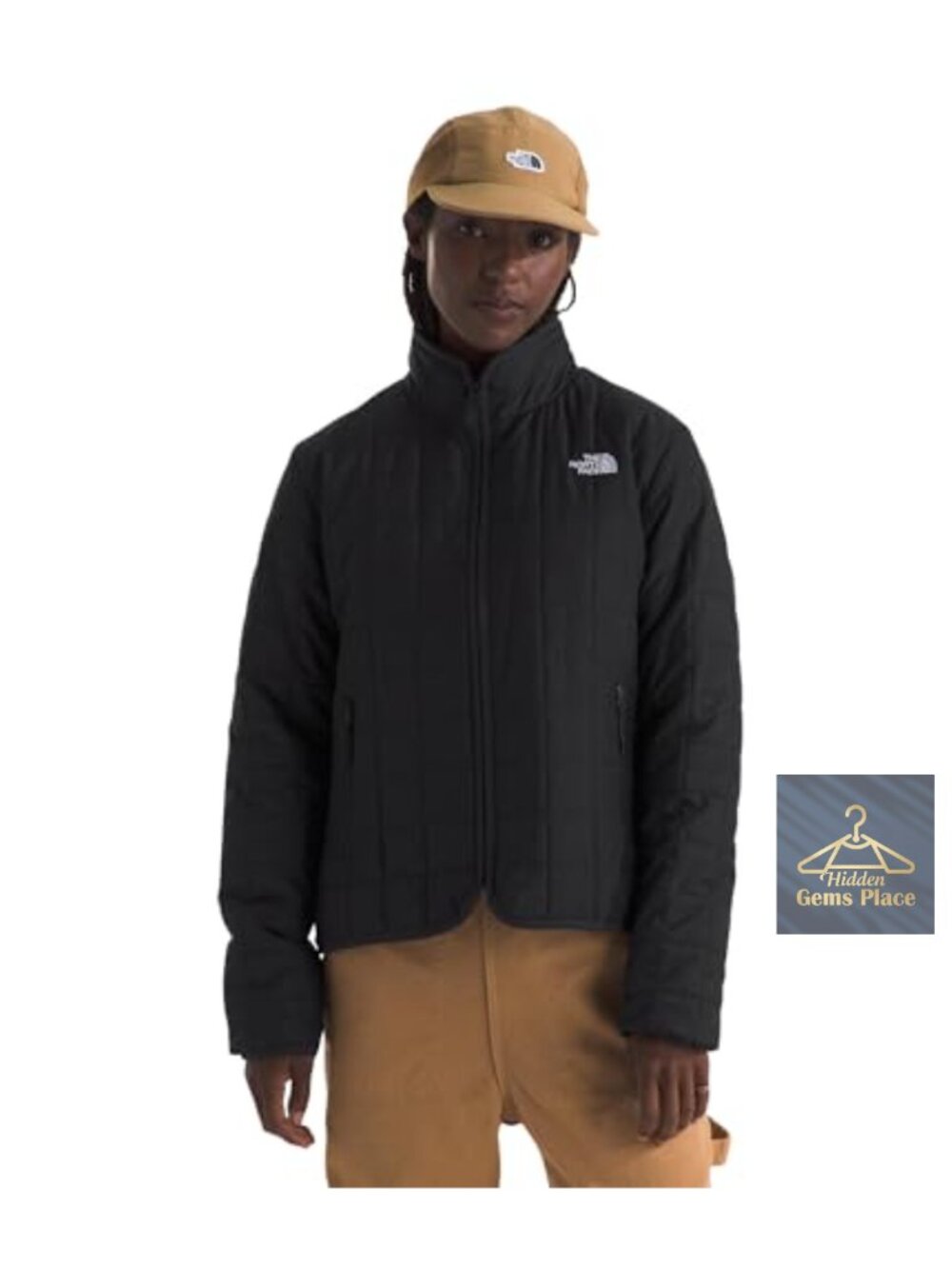 Junction Insulated Jacket Water Repellent Winter Coat Zip Hand Pockets